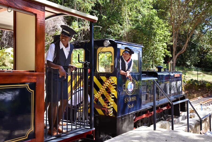 Barbados: St Nicholas Abbey Distillery, CTH Heritage Railway - Riding the CTH Heritage Railway to Cherry Tree Hill