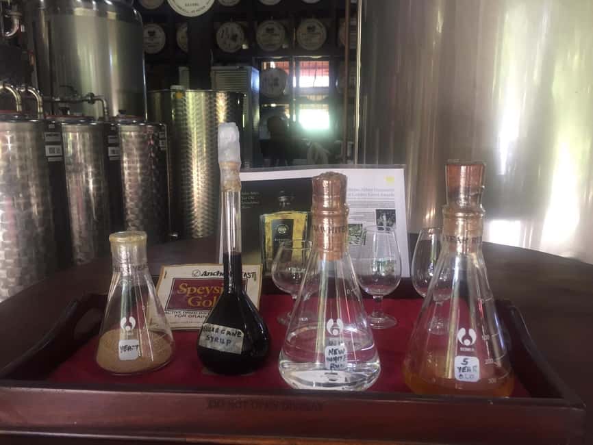 Barbados: St Nicholas Abbey Distillery, CTH Heritage Railway - St Nicholas Distillery: award-winning rum, small tasting, fast tour