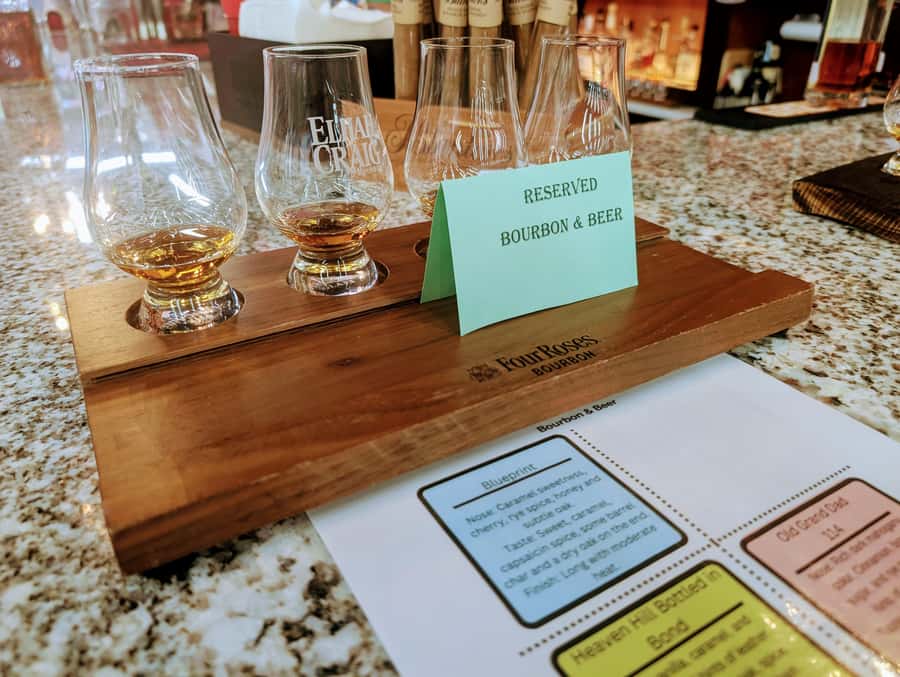 Bardstown Bourbon & Beer Walking Tour - Chicken Cock Whiskey Circa 1856: second whiskey round with momentum