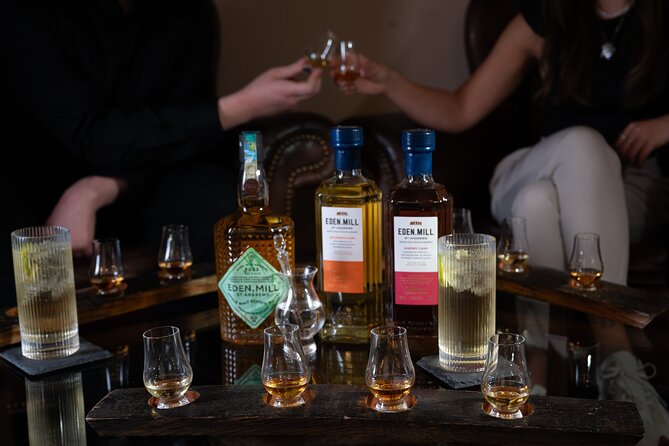 Barrel-top whisky tasting in St Andrews - Eden Mill history, distillery build, and future plans