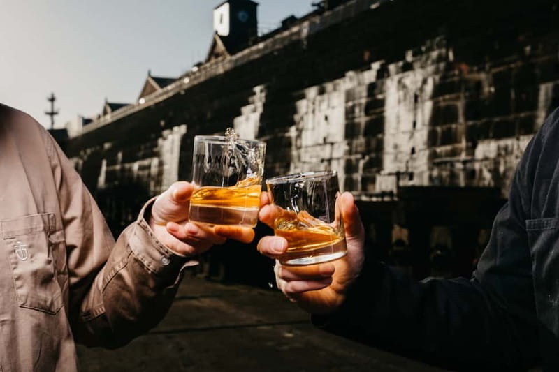 Belfast: Titanic Distillers Premium Tour and Whiskey Tasting - The 66 steps into Thompson Graving Dock (and why you’ll feel it)