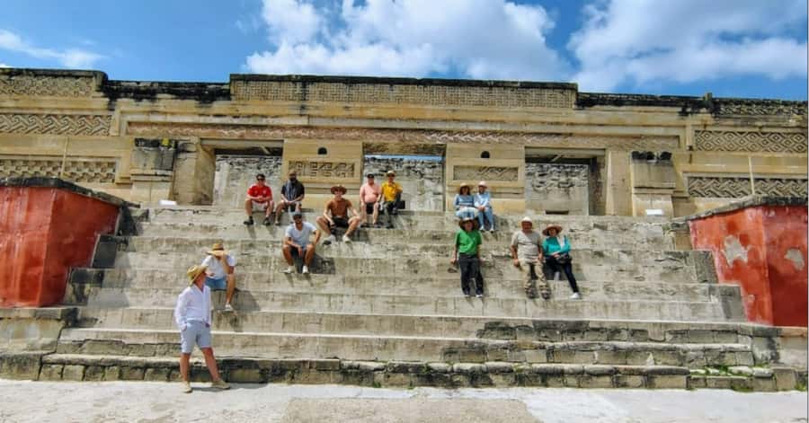 Check out Hierve el Agua, Mitla, the Tule Tree, Rugs, and a Mezcal Distillery Tour - Meeting at Oaxaca by Locals and getting started right