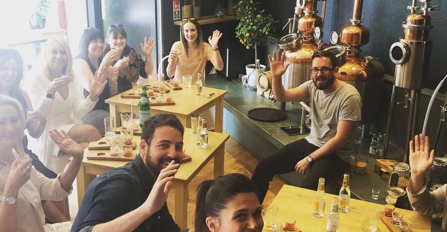 Distillery Masterclass - 8 Scottish gins paired with cheeses - 56 North: Edinburgh’s oldest gin bar, plus a working distillery