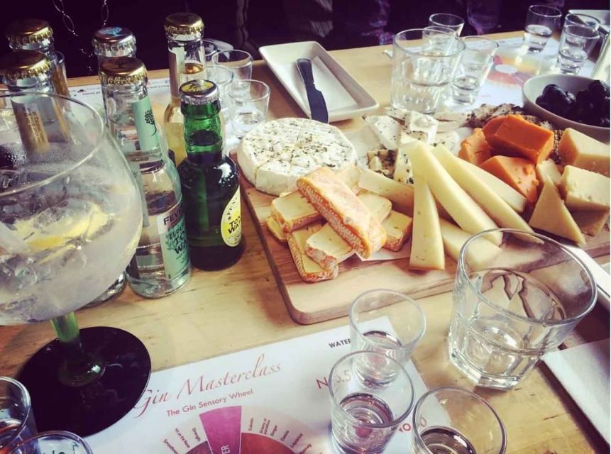 Distillery Masterclass - 8 Scottish gins paired with cheeses - Scottish gin lessons you’ll actually use at the bar