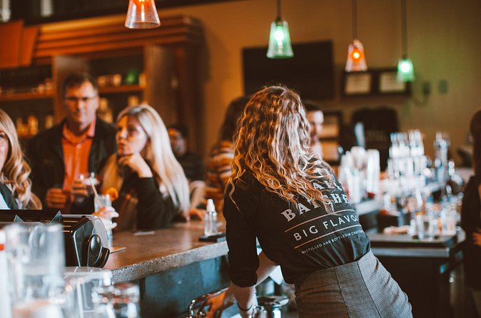 Distillery Tour at Gate 11 - The tasting room: picking four spirits from the lineup