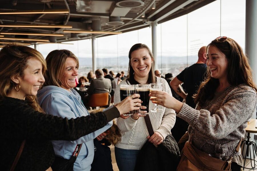 Dublin: Jameson Distillery & Guinness Brewery Guided Tour - Gravity Bar: the pint, the 360° views, and a photo you’ll actually keep