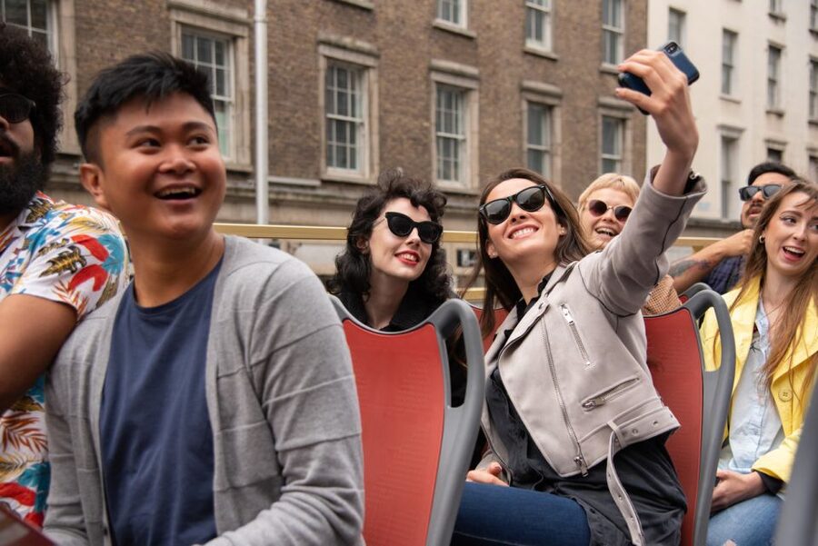 Dublin: Jameson Whiskey Distillery & Hop-on Hop-off Bus Tour - The Yellow Umbrella walking tour: where the bus can’t go