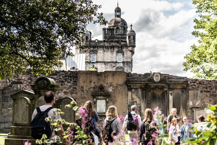 Edinburgh: Harry Potter Walking Tour and Whisky Tasting - Old College at the University of Edinburgh: where the story ideas get real
