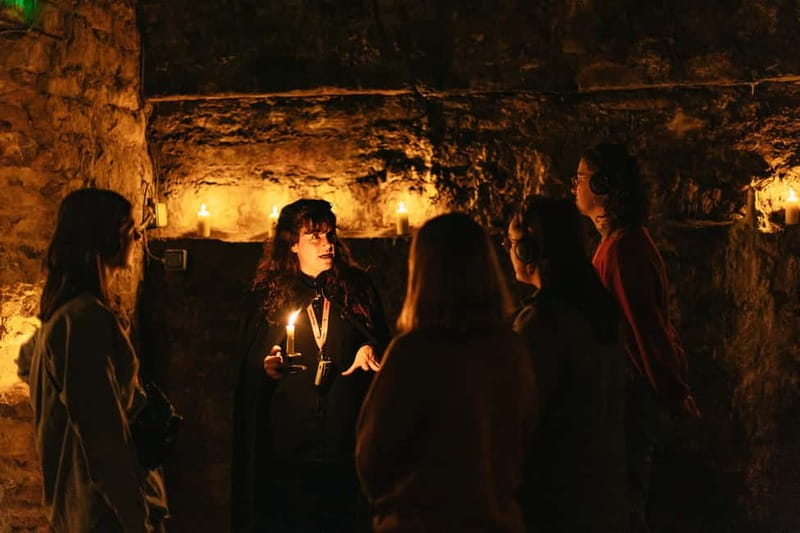 Edinburgh: Underground Vaults Evening Ghost Tour with Whisky - Megget’s Cellar: whisky, beer, or soft drink in candlelight