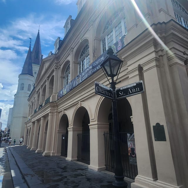 French Quarter: Jackson Square to Bourbon Street Tour - Pirate Alley: A Narrow Street With Big Legends