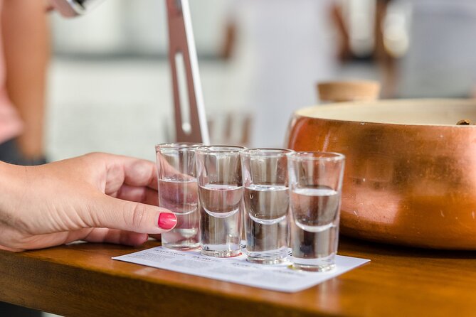Gin Tour at Hensol Castle Distillery - Stop 1 at Castle Cellars: welcome drink and gin story set-up