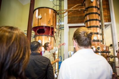 Guided tour of Sampan distillery // Agricultural Rum Medalist - Sugar Cane to Agricultural Rum: What the Guide Tries to Make Clear