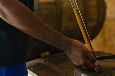 Guided tour with tasting of the Distillery Bonne Mère - Inside the Distillation Museum: railway bridge and copper columns