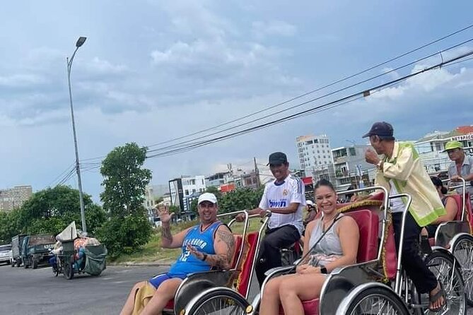HoiAn-DaNang Customize Tours: Rice Wine Distillery/Local Activity - Dragon Bridge (666 m) and Love Bridge: the best bridge pair for night lighting