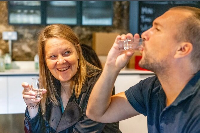 Holyrood Distillery Gin Tasting Experience - The arrival cocktail in the distillery lounge: setting the mood