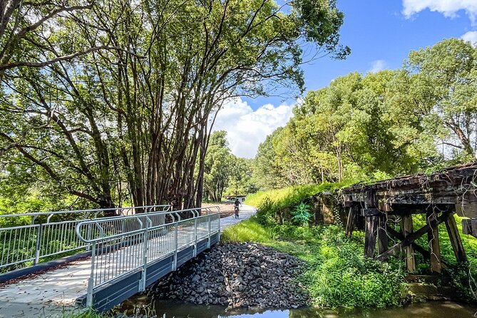 Self Guide E Bike Tour - Husk Distillery, Rainforest & Rail Trail - E-bike + app navigation: the difference between easy and stressful