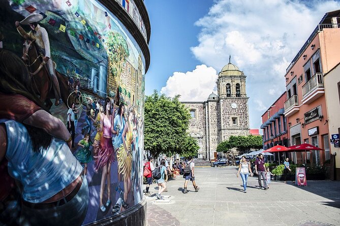 Sip & Savor Tequila Experience Distillery w/ Lunch fr Guadalajara - Stop 2 in Tequila town: major brand stops, square time, and the Santiago Apostol Temple