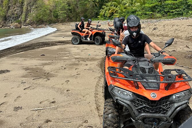 St Lucia ATV Tour : Waterfall, Plantation, Beach and Distillery - The Waterfall: Short Hike, Big Reward