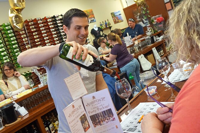 The Works Tasting Session (Wine, Whiskey or Cider) - Choose Your Flight: Wine, Cider, or American Oak Whiskey